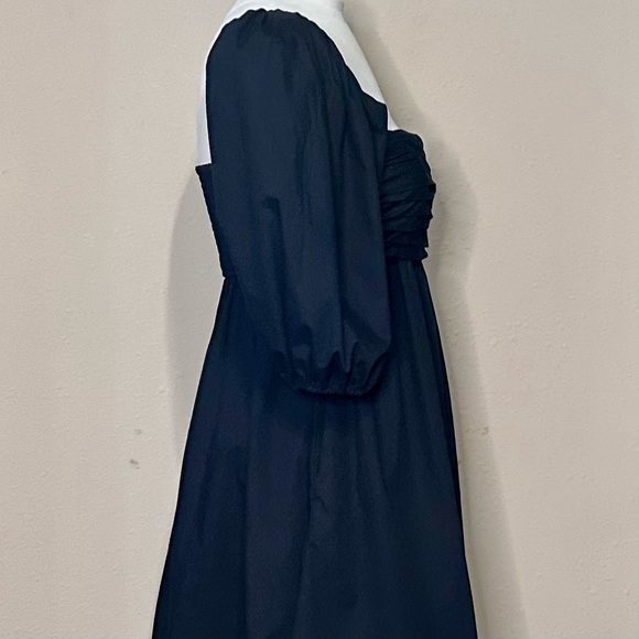 Abercrombie & Fitch | Emerson rushed puff sleeve poplin mini dress - Picture 7 of 10